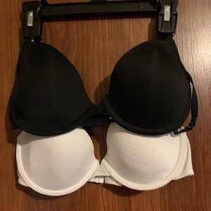 bra bundle white black